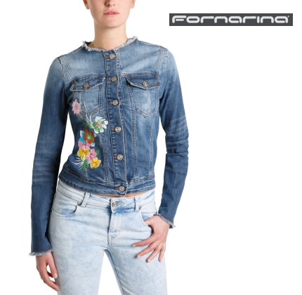 Fornarina Clio giubbotto donna denim