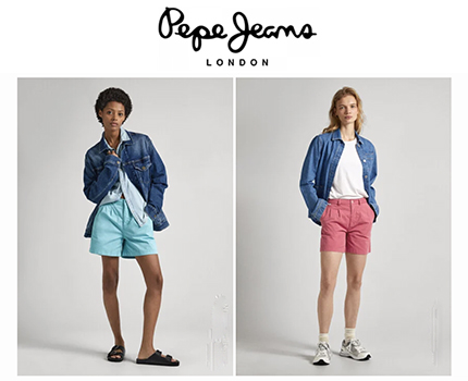 Pepe Jeans e la nuova collezione shorts donna estate 2024